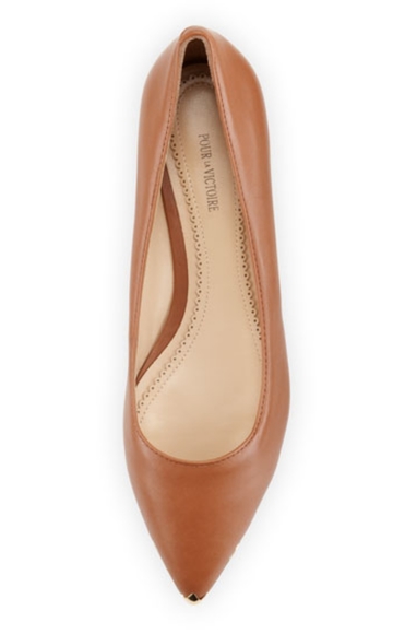 Pour la Victoire | Metal-Tip Leather Flats - Picture 4 of 12